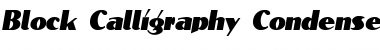 Download BlockCalligraphyCondensed Font Download BlockCalligraphyCondensed Font