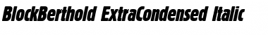 Download BlockBerthold-ExtraCondensed Font Download BlockBerthold-ExtraCondensed Font