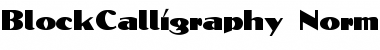 Download BlockCalligraphy Font Download BlockCalligraphy Font