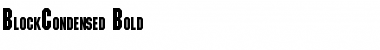 Download BlockCondensed Font Download BlockCondensed Font