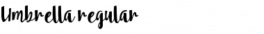 Download Umbrella Font Download Umbrella Font