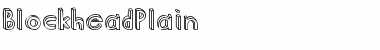 Download BlockheadPlain Font Download BlockheadPlain Font