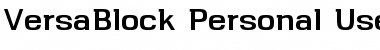 Download VersaBlock-Personal-Use-Only Font Download VersaBlock-Personal-Use-Only Font