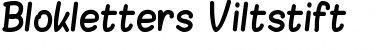 Download Blokletters Viltstift Font Download Blokletters Viltstift Font