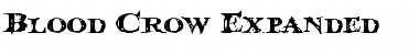 Download Blood Crow Expanded Font Download Blood Crow Expanded Font
