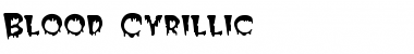 Download Blood Cyrillic Font Download Blood Cyrillic Font