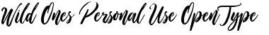 Download Wild Ones Font Download Wild Ones Font