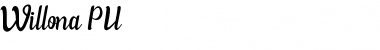 Download Willona - PU Font Download Willona - PU Font