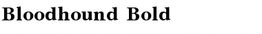 Download Bloodhound Bold Font Download Bloodhound Bold Font