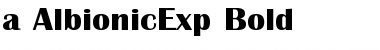 Download a_AlbionicExp Font Download a_AlbionicExp Font