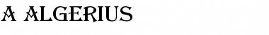 Download a_Algerius Font Download a_Algerius Font