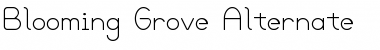 Download BloomingGroveAlternate Font Download BloomingGroveAlternate Font