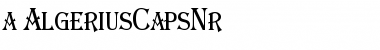 Download a_AlgeriusCapsNr Font Download a_AlgeriusCapsNr Font