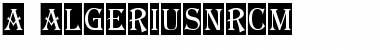 Download a_AlgeriusNrCm Font Download a_AlgeriusNrCm Font