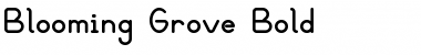 Download BloomingGroveBold Font Download BloomingGroveBold Font