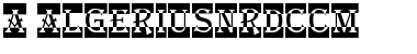 Download a_AlgeriusNrDcCm Font Download a_AlgeriusNrDcCm Font