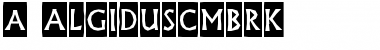 Download a_AlgidusCmBrk Font Download a_AlgidusCmBrk Font