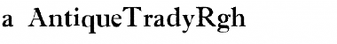 Download a_AntiqueTradyRgh Font Download a_AntiqueTradyRgh Font