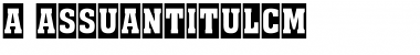 Download a_AssuanTitulCm Font Download a_AssuanTitulCm Font