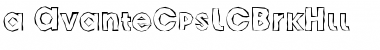 Download a_AvanteCpsLCBrkHll Font Download a_AvanteCpsLCBrkHll Font