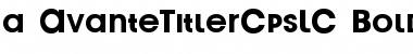 Download a_AvanteTitlerCpsLC Font Download a_AvanteTitlerCpsLC Font
