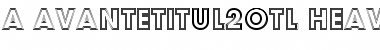 Download a_AvanteTitul2Otl Font Download a_AvanteTitul2Otl Font
