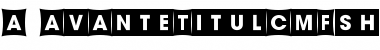 Download a_AvanteTitulCmFsh Font Download a_AvanteTitulCmFsh Font