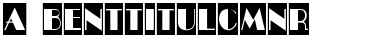 Download a_BentTitulCmNr Font Download a_BentTitulCmNr Font