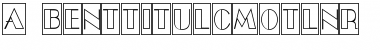 Download a_BentTitulCmOtlNr Font Download a_BentTitulCmOtlNr Font