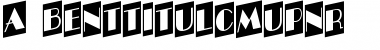 Download a_BentTitulCmUpNr Font Download a_BentTitulCmUpNr Font