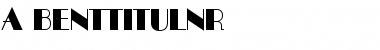 Download a_BentTitulNr Font Download a_BentTitulNr Font