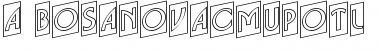 Download a_BosaNovaCmUpOtl Font Download a_BosaNovaCmUpOtl Font