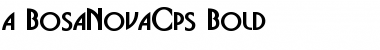 Download a_BosaNovaCps Font Download a_BosaNovaCps Font