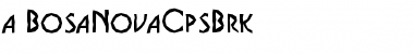 Download a_BosaNovaCpsBrk Font Download a_BosaNovaCpsBrk Font