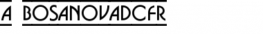 Download a_BosaNovaDcFr Font Download a_BosaNovaDcFr Font