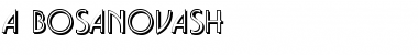 Download a_BosaNovaSh Font Download a_BosaNovaSh Font