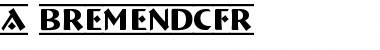 Download a_BremenDcFr Font Download a_BremenDcFr Font