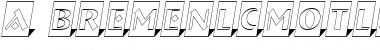 Download a_BremenlCmOtl3DSh Font Download a_BremenlCmOtl3DSh Font