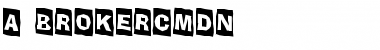 Download a_BrokerCmDn Font Download a_BrokerCmDn Font