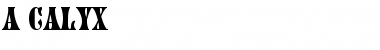 Download a_Calyx Font Download a_Calyx Font