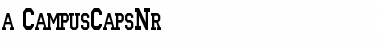 Download a_CampusCapsNr Font Download a_CampusCapsNr Font