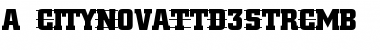 Download a_CityNovaTtD3StrCmb Font Download a_CityNovaTtD3StrCmb Font