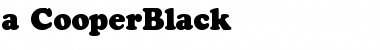 Download a_CooperBlack Font Download a_CooperBlack Font