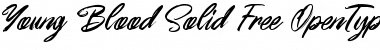 Download Young Blood Solid Free Font Download Young Blood Solid Free Font