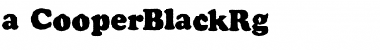 Download a_CooperBlackRg Font Download a_CooperBlackRg Font