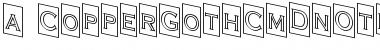 Download a_CopperGothCmDnOtl Font Download a_CopperGothCmDnOtl Font