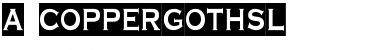 Download a_CopperGothSl Font Download a_CopperGothSl Font