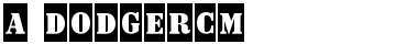 Download a_DodgerCm Font Download a_DodgerCm Font