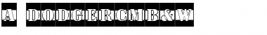 Download a_DodgerCmB&W Font Download a_DodgerCmB&W Font