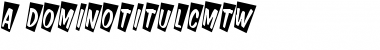 Download a_DomInoTitulCmTw Font Download a_DomInoTitulCmTw Font